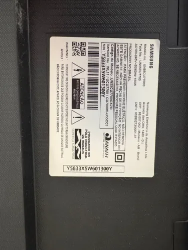 Smart TV Samsung 55 Polegadas com defeito