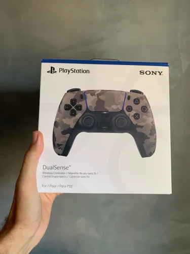 Controle ps5 camuflado novo 