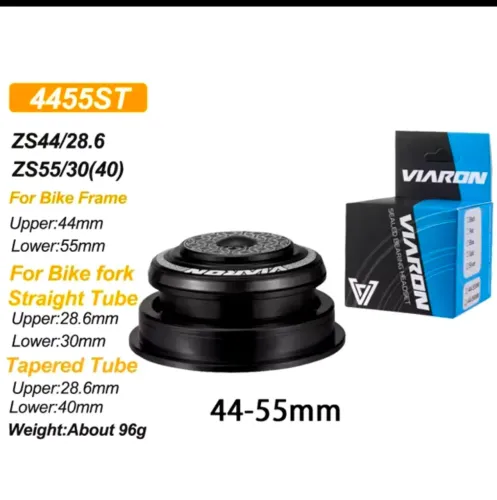 Caixa de Direção VIARON 44-55mm para Bicicleta