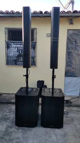 Sistema de Som PA Profissional 2 caixas