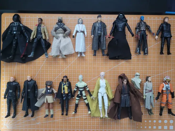 Coleção de Action Figures Star Wars 3,75