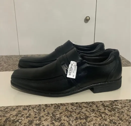 Sapato Social Sollievo Preto - Couro