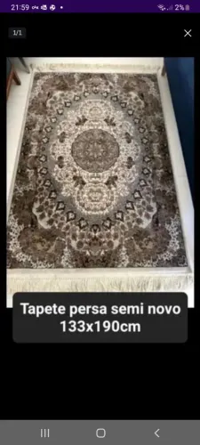 Tapete persa clássico semi novo