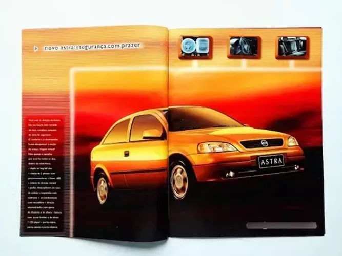 Astra Hatch 1999 - Propaganda Original de Revista - 7 pgs.