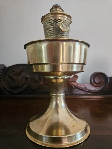 Lampião Aladdin Mod. C Indbras Cobre - Vintage, charmoso e decorativo