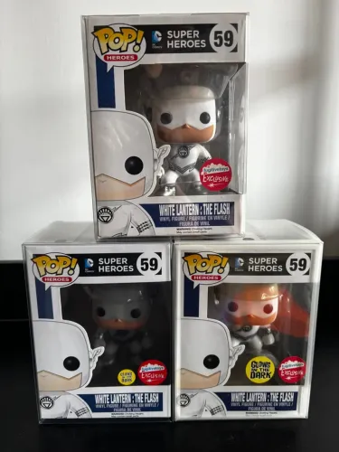 Funko Pop White Lantern Flash 59 Raro
