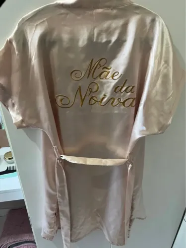 Robe de cetim - mãe da noiva 