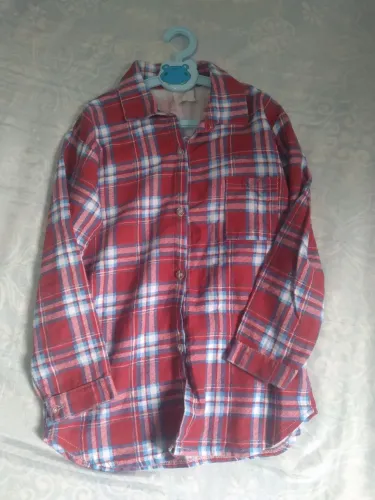 Camisa xadrez infantil tamanho 12.