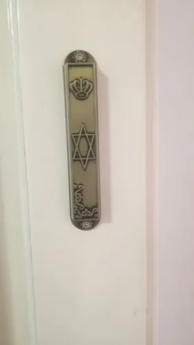 Mezuza com pergaminho kasher