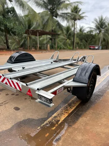 Reboque Plataforma 3 Motos Fazendinha Carga Fechada Fazendinha Carga Aberta