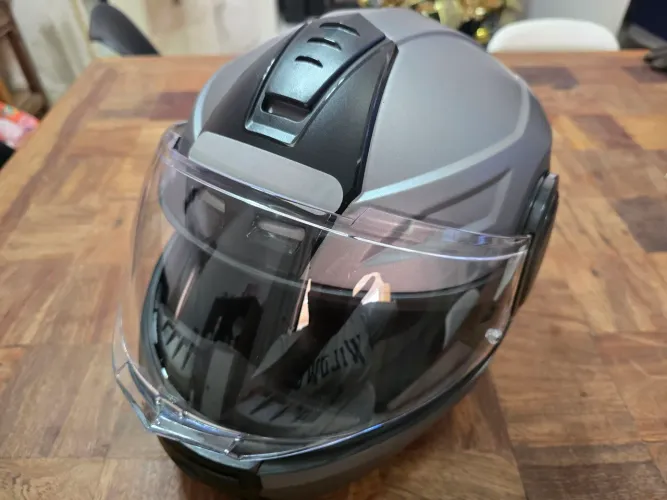 Capacete 58 Ls2 Scope Monocolor Cinza Fosco