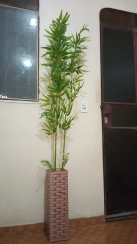Vaso Decorativo de Bambu artificial 1,90m entrega grátis