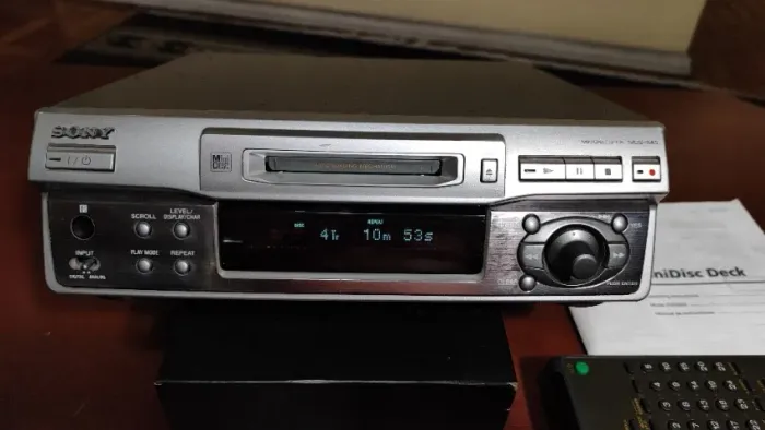 SONY minidisk DECK MDS-S40  (usado) (vintage)