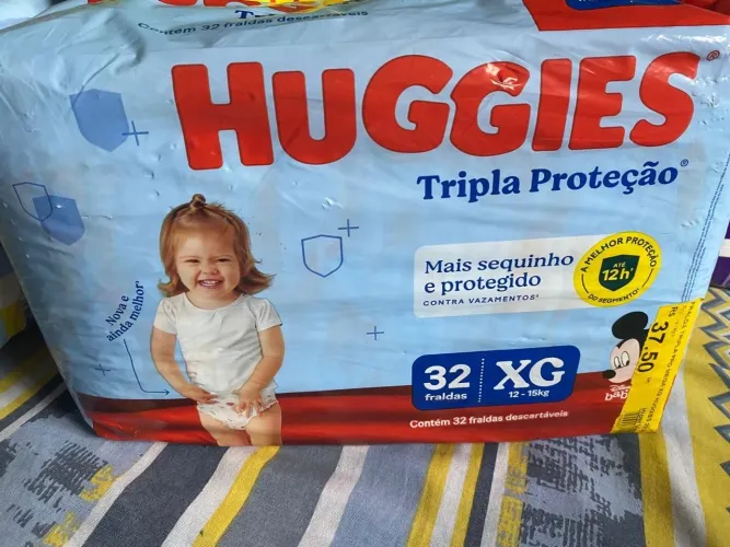 Fraldas Huggies no precinho