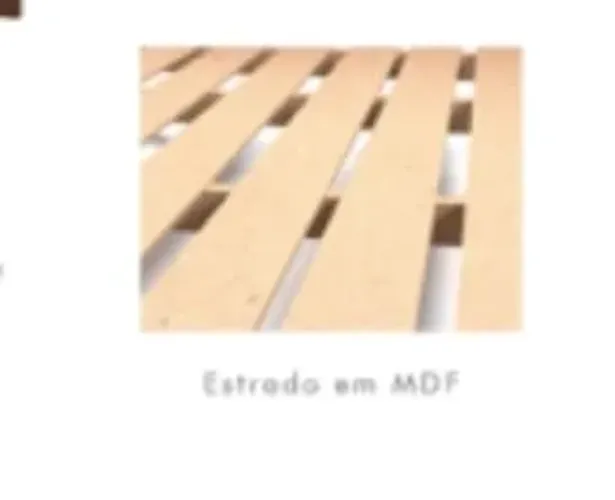 Cama casal+ cabeceira + duas mesas de cabeceira conjunto 100% MDF