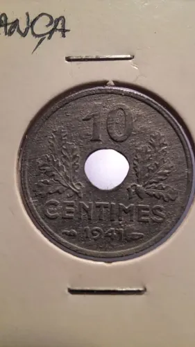 Moeda 1941 França Ocupada