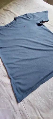 Camiseta Tommy Hilfiger cor cinza - tam XL/TG/XG (16-18) usada em ótimo estado