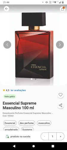 Essencial supreme masculino natura