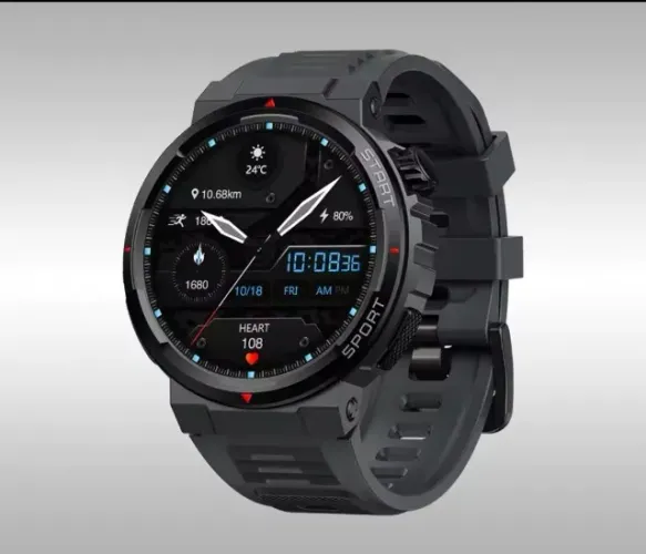 Smartwatch Zeblaze com display amoled 3d, Ares 3 Plus - Semi-Novo - Preto