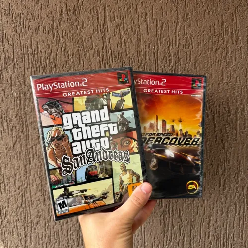 Kit GTA SAN ANDREAS + Need Undercover Ps2 Lacrado