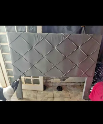 Cabeceira Casal Cinza 