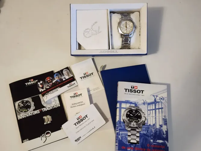 Lindo Relógio Suiço Tissot PR100 Chrono Flyback - Mod P670/770 - Caixa e Docs Originais