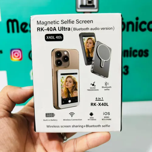 Tela de espelhamento magnético para Câmera Traseira Selfie Vlog