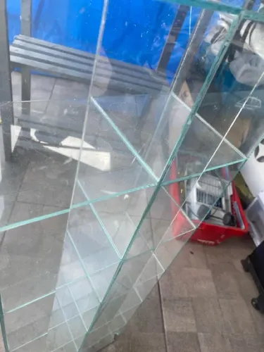 Vitrine de vidro para loja