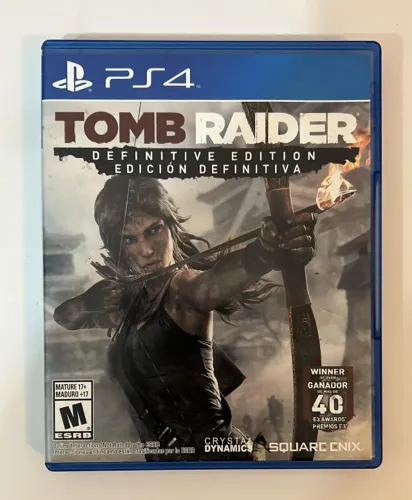 Tomb Raider: Definitive Edition - PS4 seminovo, ótimo estado.