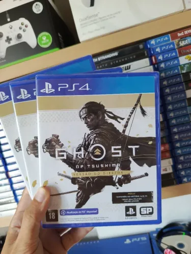 Ghost of Tsushima PS4 e PS5 lacrado edição diretor 