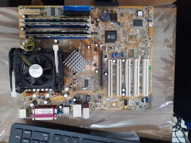 Placa mãe asus P4s800d x , processador Pentium 4 -478 