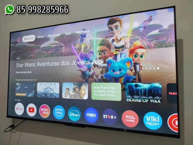 Smart tv TCL 50 nova com garantia até 2029