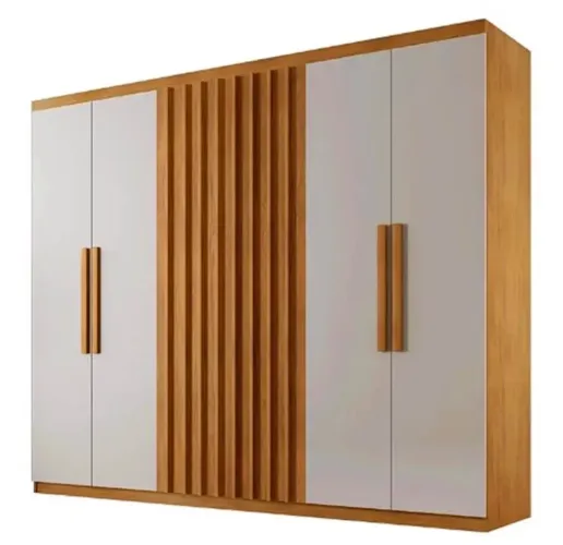Guarda Roupa Cairo Casal 6 Portas 2 Gavetas Rufato 44