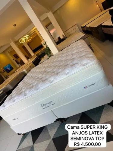 Colchao KING ANJOS LÁTEX TOP - Entrego! 