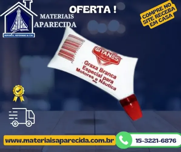 Graxa Branca Motos e Nautica 80g Gitanes