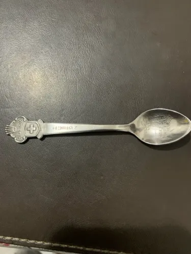 Colher de prata ROLEX - ZURICH - para Coleção.