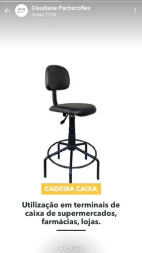 CADEIRAS ALTA TIPO CAIXA EM COURO PRETO IMEDIATAS *