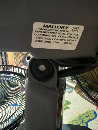 Vendo Peças do Ventilador Mallory
