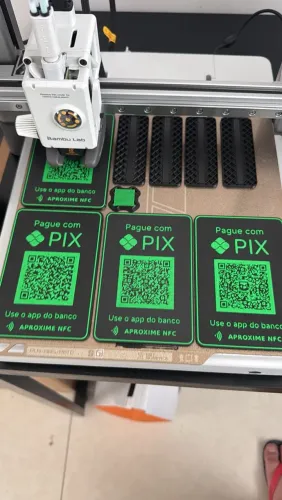 Plaquinha Pix com nfc