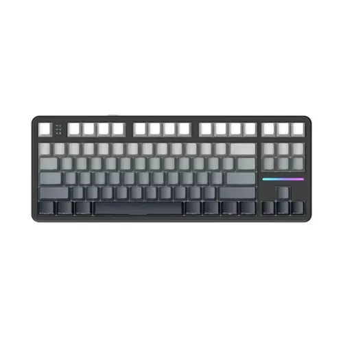 Teclado Sem Fio Mecânico Attack Shark X87, RGB, Tri-Mode, Moonlit Night - X87