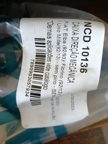 Caixa de direção mecânica do uno