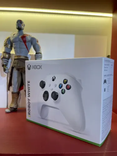 Controle Microsoft Xbox One s séries X/s robot branco original