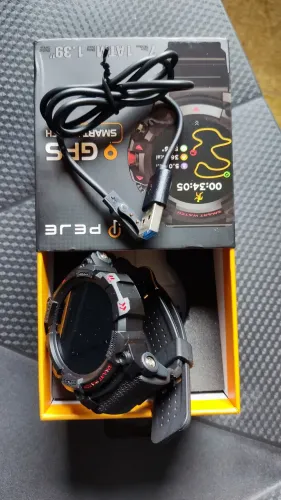 Relógio gps p/corrida ( não necessita de celular para gravar percurso) tenho vídeo ...