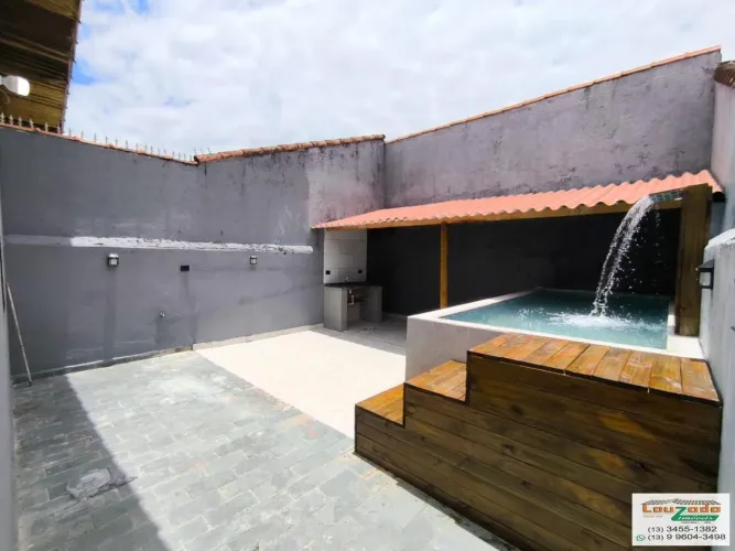 Casa para Locação em Peruíbe, Stella Maris, 3 dormitórios, 1 suíte, 1 banheiro, 2 vagas