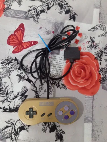 Controle Super Nintendo, original.