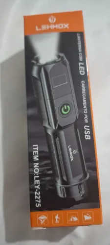 Lanterna c/ 2 topo iluminação USB.