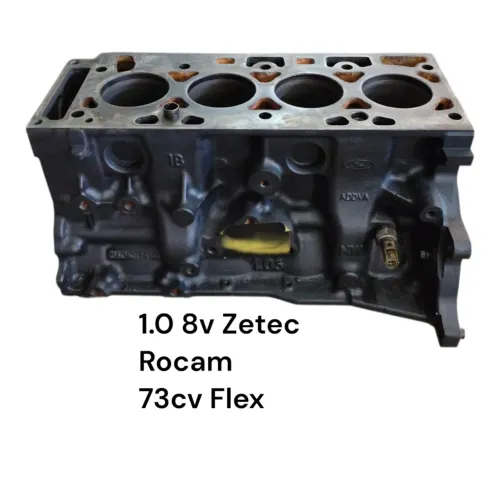 Bloco Motor Ford Fiesta 1.0 8v Flex Zetec Rocam 73cv C/nota