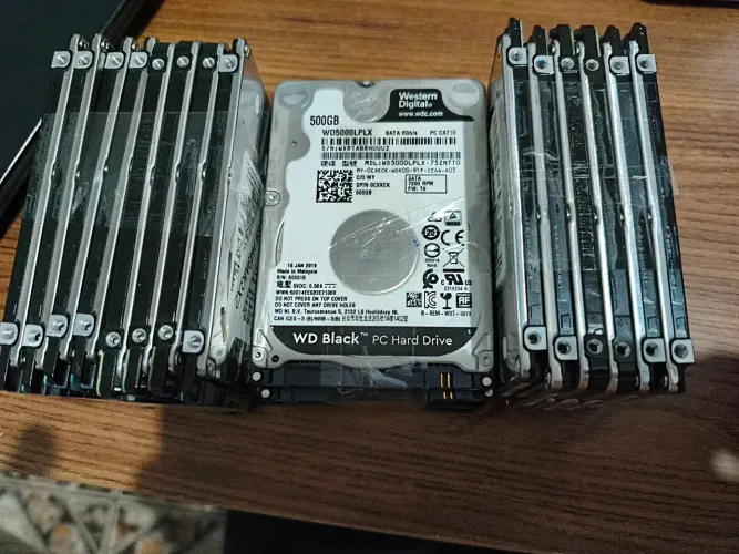 HD mecânico 500gb por 60 cada mas faço 50 se levar todos