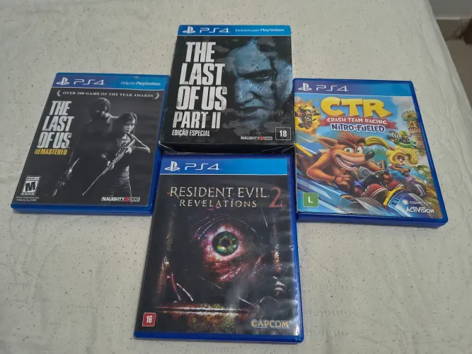 Lote de games PS4