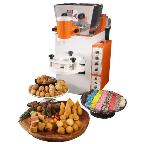 Máquina de salgados + 1 fritadeira de 2 cubas